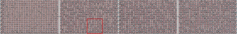 ROM section containing every 0th bit from 2048 bytes of main memory